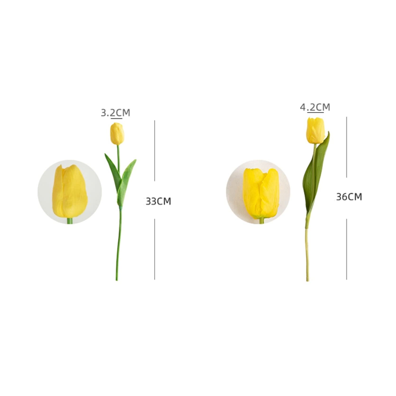 Amazon｜チューリップ 10本 造花 枯れない花 花束 ブーケ 人工観葉植物